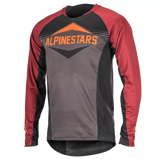 Alpinestars Mesa LS dres Black Rio Red Dark | kasitro.live
