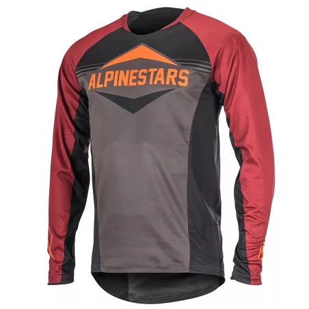 Alpinestars Mesa LS dres Black Rio Red Dark | kasitro.live