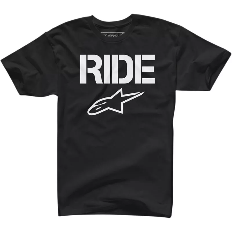 Alpinestars RIDE solid – T-Shirt (černé) | kasitro.live