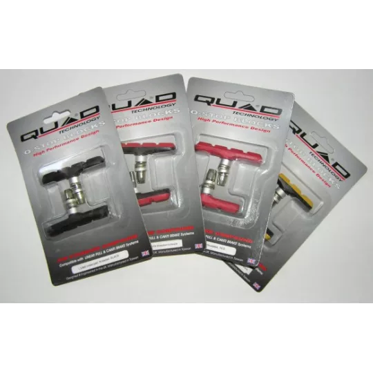 Quad LX brzdové špalky na V-brake (barvy) | kasitro.live