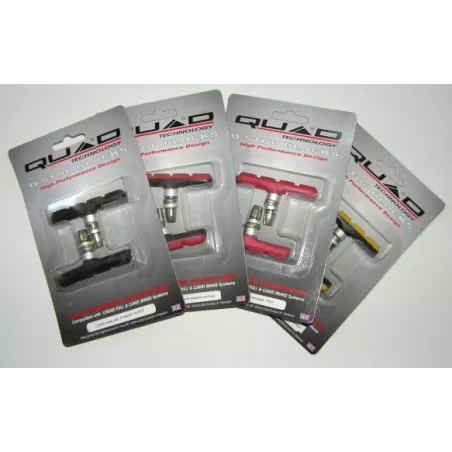 Quad LX V-brake pads (colour)