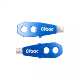 Box Two Chain Tensioners 10 mm x 2 axle holes blue