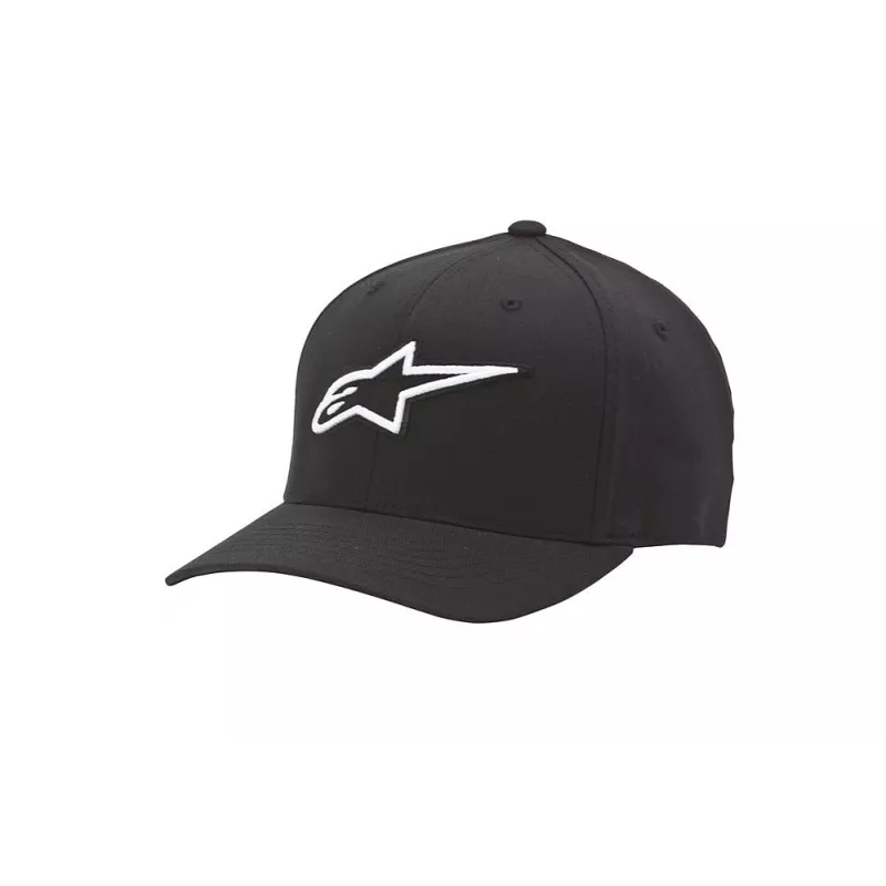 Alpinestars Corporate Flexfit kšiltovka BlackWhite | kasitro.live