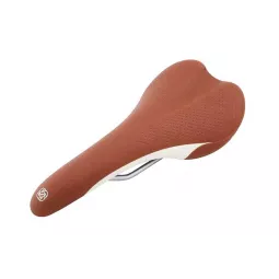 Gusset R series design saddle - Brown