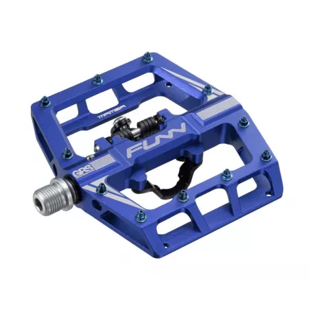 FUNN Mamba Single side SPD - GRS pedály - modré