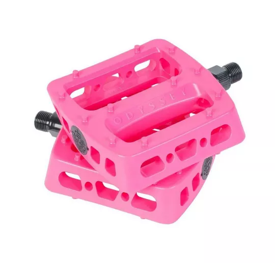 Odyssey BMX Twisted PC LTD – Plastic Pedals (PINK) | kasitro.live