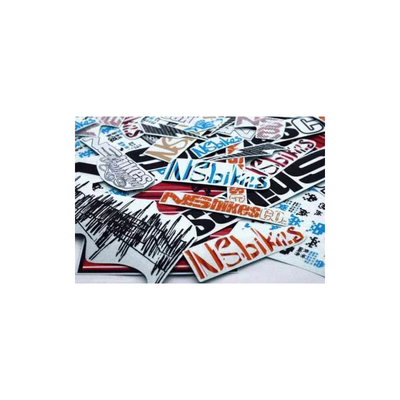 NS Bikes - sada samolepek original (28 ks) | kasitro.live