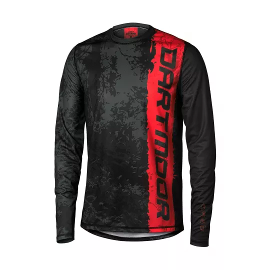 Dartmoor Woods Tech Jersey dres  - dlouhé rukávy - Red Devil