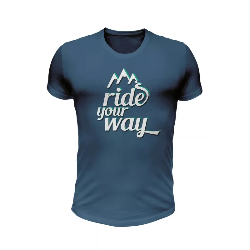 Dartmoor tričko Ride Your Way - Jeans Blue | kasitro.live