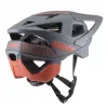 Alpinestars Vector PRO Delta Helmet - Cool Gray Brick Red