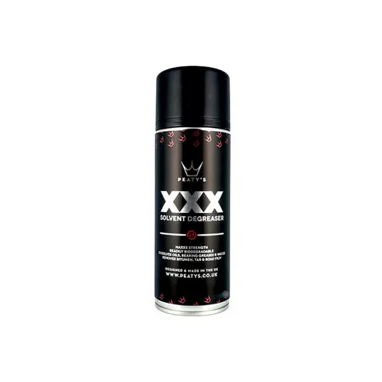 Peaty's XXX Solvent Degreaser 400 ml sprej - odstraňovač maziva