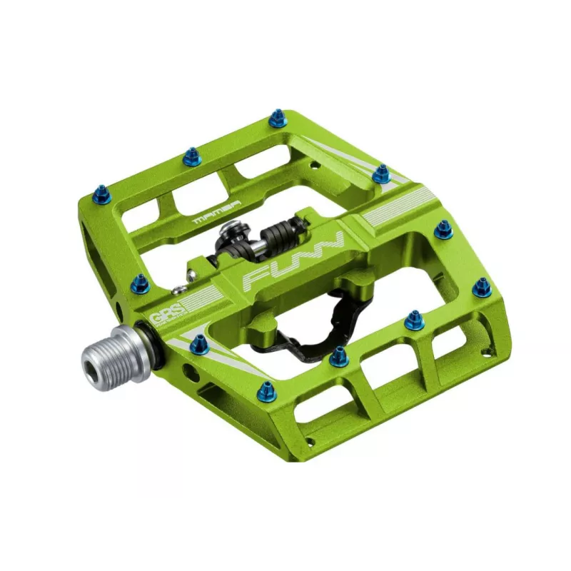Funn Mamba Single side – Bike Pedals (zelená) | kasitro.live