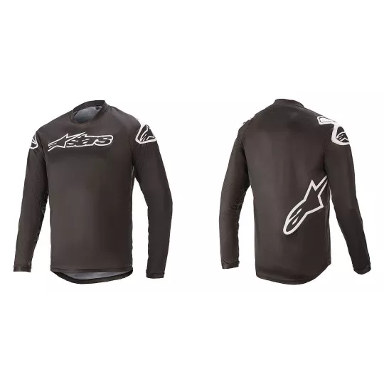 Alpinestars Racer V2 – Cycling Jersey (cerv2LS_blkwht) | kasitro.live