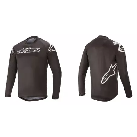 Alpinestars Racer V2 dres - Black/White (cerv2LS_blkwht) | kasitro.live