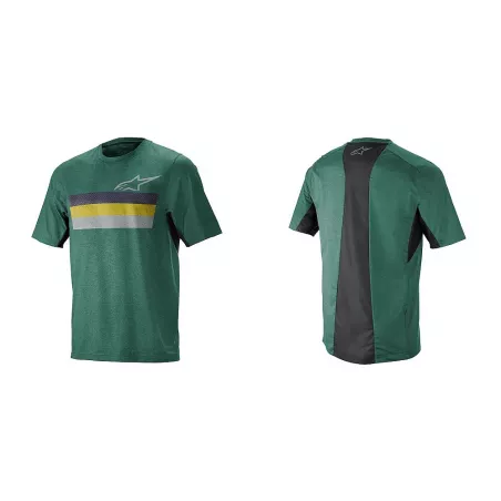 Alpinestars ALPS 6.0 dres Melange Emerald (melGryEmeBluCe) (krátký rukáv) | kasitro.live