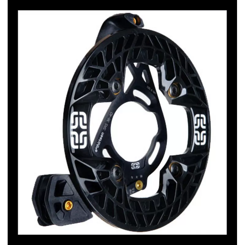 e13 SRS+ NEW single ring - 32-36 zubů ISCG OLD black | kasitro.live