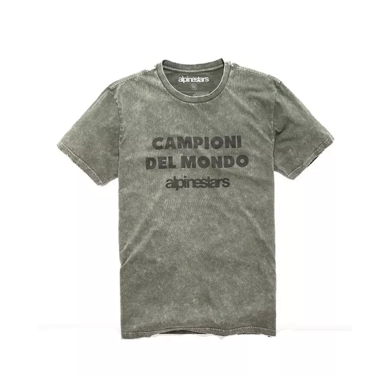 Alpinestars tričko premium Word UP Campioni del Mondo - Military | kasitro.live