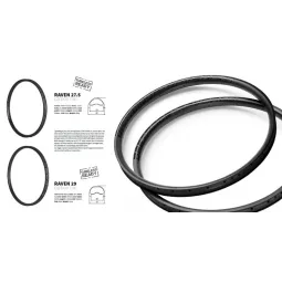Dartmoor Raven CARBON 27.5" rim 32 H black
