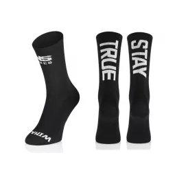 NS bikes STAY TRUE Socks - Black White ponožky