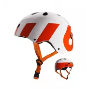 661 Dirt Lid - White Orange helma | kasitro.live