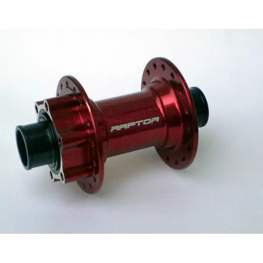 RAPTOR Firejet MTB 20 mm Disc 32 děr, červený přední náboj | kasitro.live