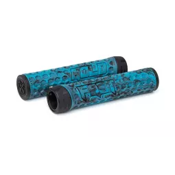 NS Bikes Hold Fast  gripy BLUE/BLACK lock on