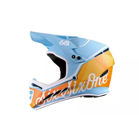 661 - SixSixOne Reset – Full-Face Helmet (Blorange) | kasitro.live