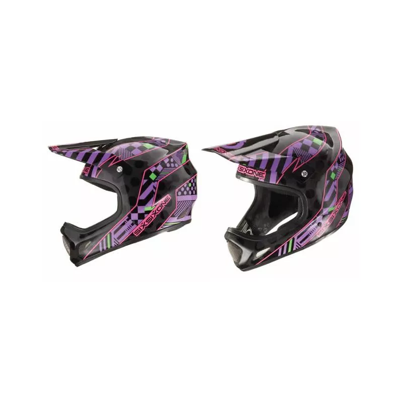 661 - SixSixOne Evo – Full-Face Helmet (fialová) | kasitro.live