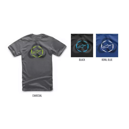 Alpinestars tričko Trio tee Charcoal | kasitro.live