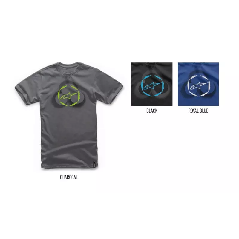 Alpinestars tričko Trio tee Charcoal | kasitro.live