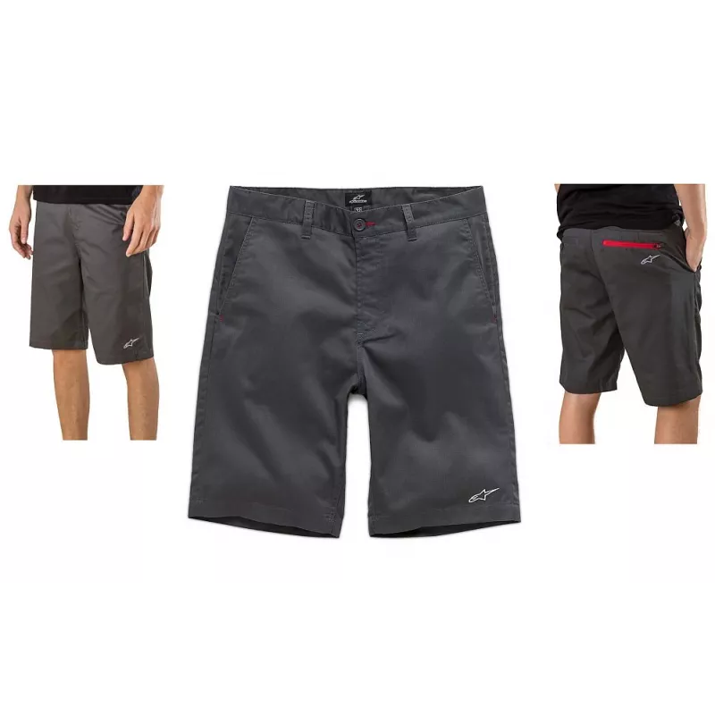 Alpinestars Telemetric Chino Shorts Dark Charcoal kraťasy | kasitro.live