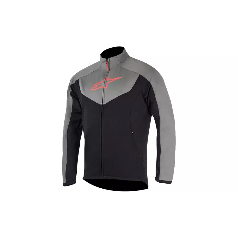 Alpinestars Mid Layer Jacket Black Steel Grey | kasitro.live