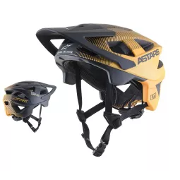 Alpinestars Vector PRO A2 Helmet - Ebony Tangerine